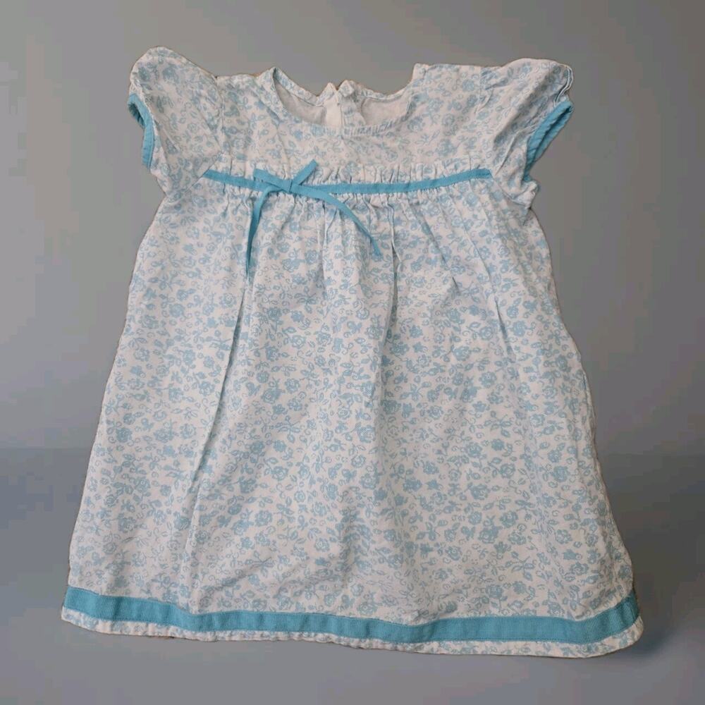 EPK‎ Dress Toddler Girls Blue Spring Floral 18 months France